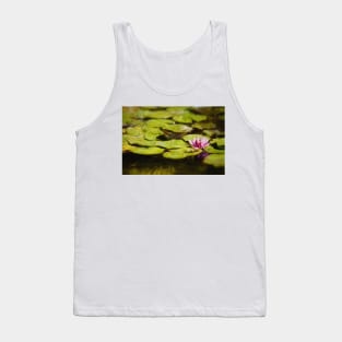 Impressions of a Water Lily Tank Top